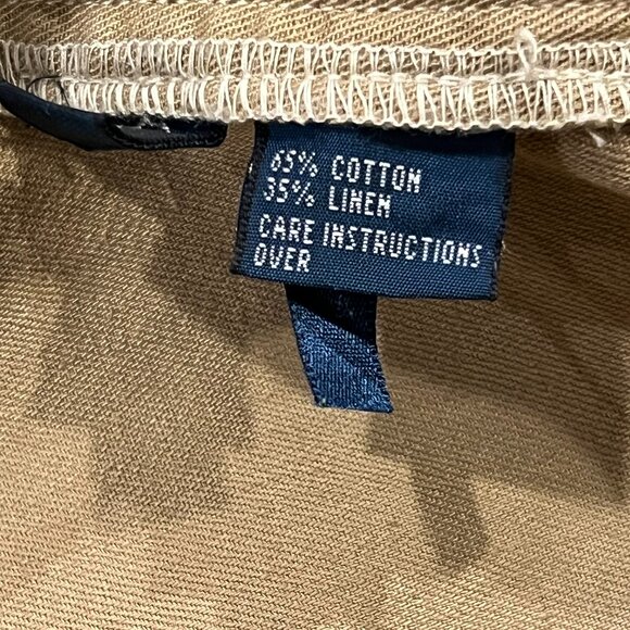 Polo Ralph Lauren Officer Pleated Trousers with Suspender Buttons, Khaki, 38 - Picture 5 of 10